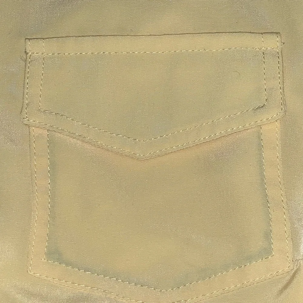 Bright yellow Susan Graver button down blouse (size L) - Picture 7 of 11